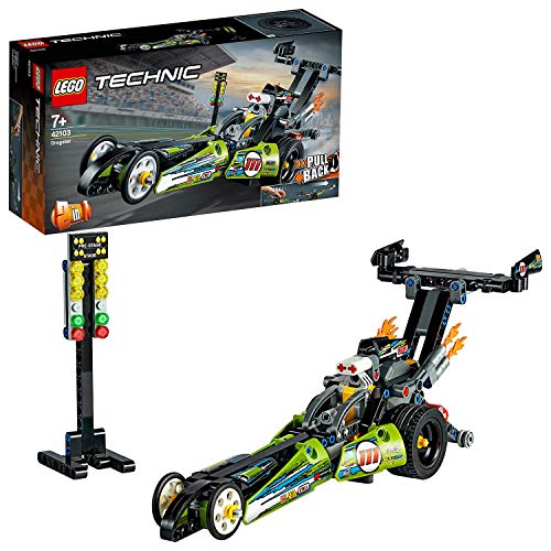 LEGO Technic - Dragster - 42103 (Idade Mínima: 11) LEGO - Brinquedos de conjunto de construção - lego, technic, dragster, 11 anos