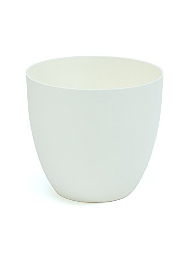 Vaso PLASTIKEN 8422 (Cerâmica e Vidro - Preto) Plastiken - Móveis de exterior - cerâmica, vidro, preto, polipropileno