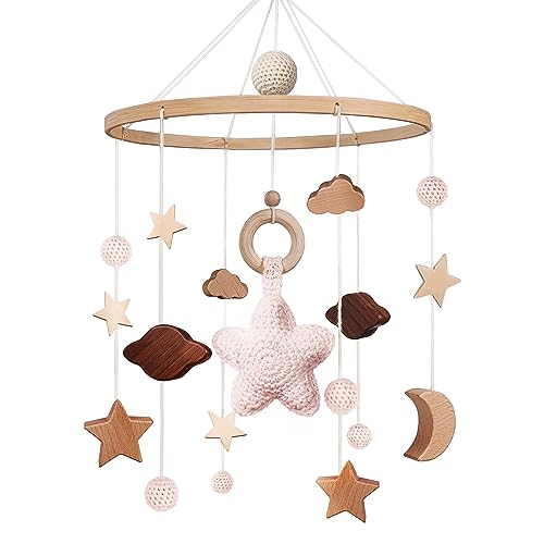 Móbile Mobile Baby Star Moon Clouds SWECOMZE - Móveis para bebês e crianças pequenas - mobile, baby, star moon clouds