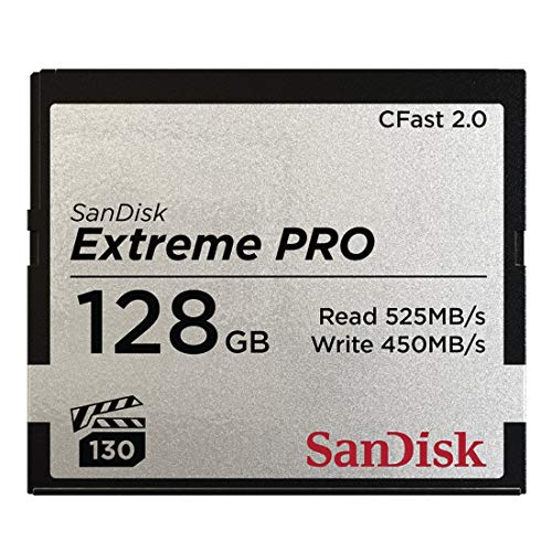 Cartão de Memória SDXC SANDISK Extreme Pro (128 GB - 525 MB/s) Sandisk - Cartões de memória flash - 128 GB, 525 MB/s, SDXC