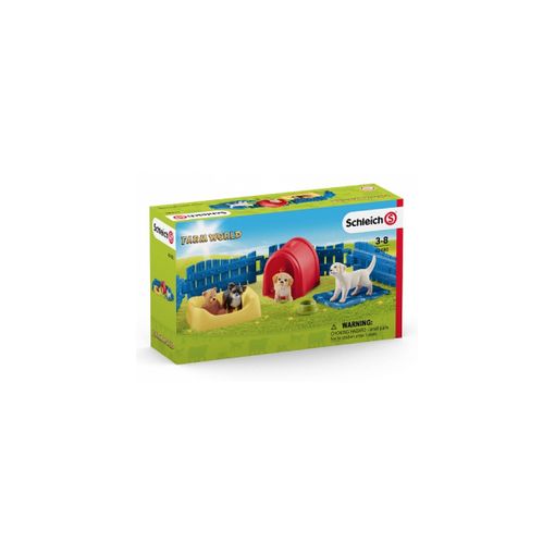 Parque para Cachorros SCHLEICH (Idade Mínima Recomendada: 3 anos) Schleich - Conjuntos de brinquedos - parque, cachorros, 3 anos