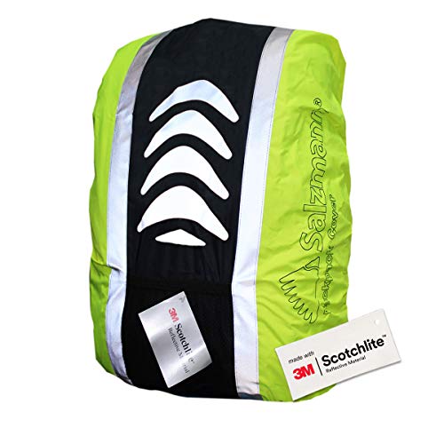 Capa para Mochilas SALZMANN 3M Refletor (Preto) Salzmann - Capas para bagagem - refletor, compatível, mochilas SALZMANN