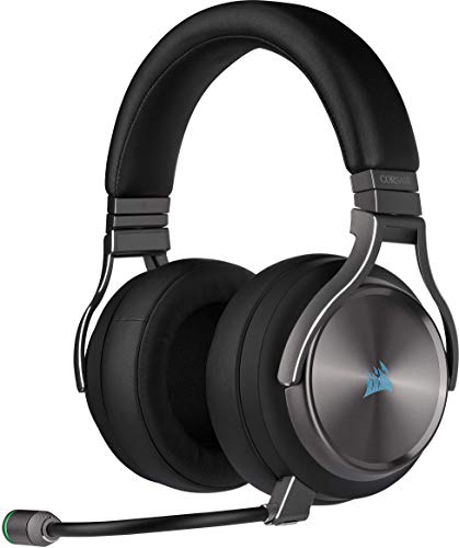 Auscultadores Gaming CORSAIR Virtuoso RGB Wireless SE (Wireless - Com Microfone - RGB - Preto) Corsair - Fones de Ouvido com Microfone - wireless, com microfone, rgb, preto
