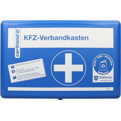 Kit de Primeiros Socorros MALTESEER (Idade Mínima: 3) Cartrend - Kits de primeiros socorros - primeiros socorros, kit, malteser, casa, lençol de mesa, compressa