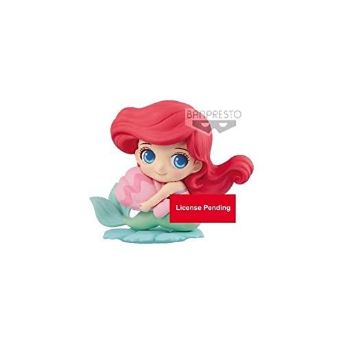 Figura de Ação BANPRESTO Q Posket Ariel Banpresto - Bonecos de ação e brinquedo - ariel, 14 cm, pvc, base