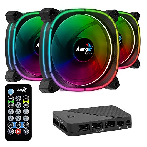 Aerocool ASTRO 12 PRO Pasta de computador Conjunto de arrefecimento Aerocool - Peças de refrigeração de sistema de computador - aerocool astro 12 pro, conjunto arrefecimento, carcasa computador, ventilador 12 cm, preto, 3 ventiladores