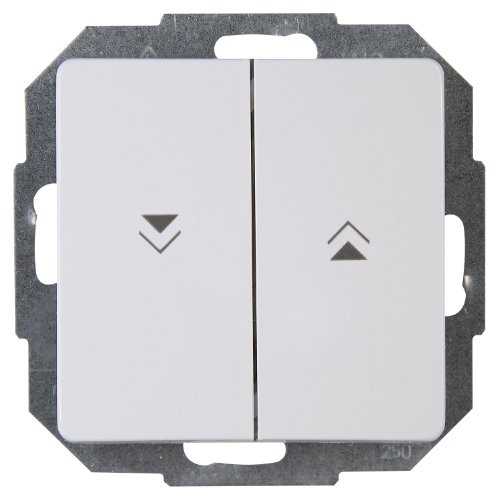 Kopp 651502087 interruptor elétrico Branco (Electricidade e Domótica) Kopp - Peças de reposição para tratamento de janelas - interruptor elétrico, branco, botões, 2 polos