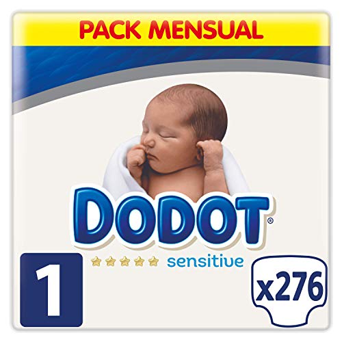 Fraldas DODOT Sensitive (Tamanho 1 - 276 Unidades) DODOT - Banho e corpo - sensitive, tamanho 1, 276 unidades