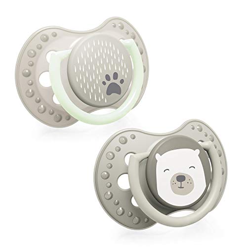 Chupeta LOVI Silicone (0.5 a 1 ano - Cinzento) Canpol Sp. z o.o. - Cuidados com a higiene oral - silicone, 0.5-1 ano, cinzento