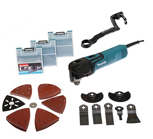 Multiferramenta Makita TM3010CX3J | Vermelho (Ferramentas Eléctricas) Makita - Ferramentas elétricas multifuncionais - vermelho, 18 V, carregamento rápido