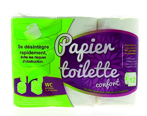 Papel Sanitário PAFIER Toilette (12 Unidades) Midland - Papel higiênico - reciclável, 2 camadas, polietileno, polipropileno
