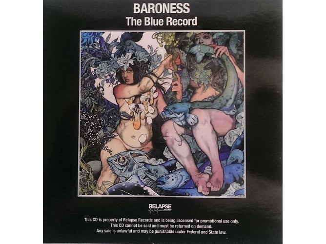 Baroness Blue Record 2LP (Vinil - 2015) Relapse - Cds de música - baroness, blue record, vinil, 2015