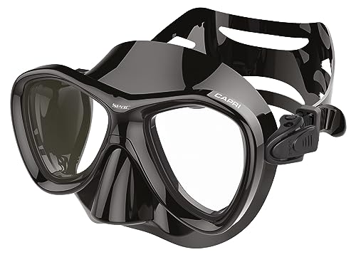 Máscara de Natação SEAC CAPRI SLT (Tam: Tamanho Único) SEAC - Máscaras de mergulho e snorkeling - ajuste fácil, policarbonato, lente transparente, pano para limpeza