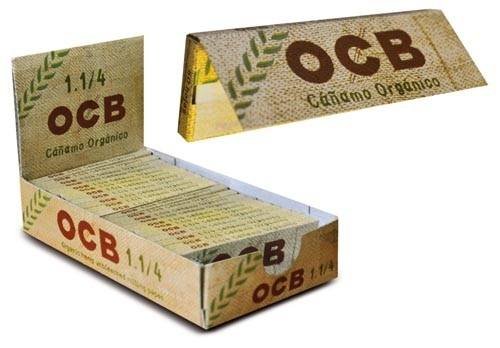 Papel de Fumar OCB Canhamo Organico (25 Unidades) OCB - Acessórios de fumar - canhamo, orgânico, 25 unidades