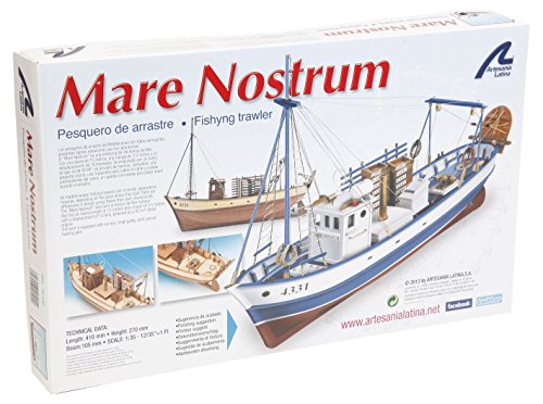 Modelo de navio ARTESANIA LATINA 1/35 Mare Nostrum Artesania Latina - Modelos em escala - madeira, 1/35, 43x12x17cm, caderno de instruções
