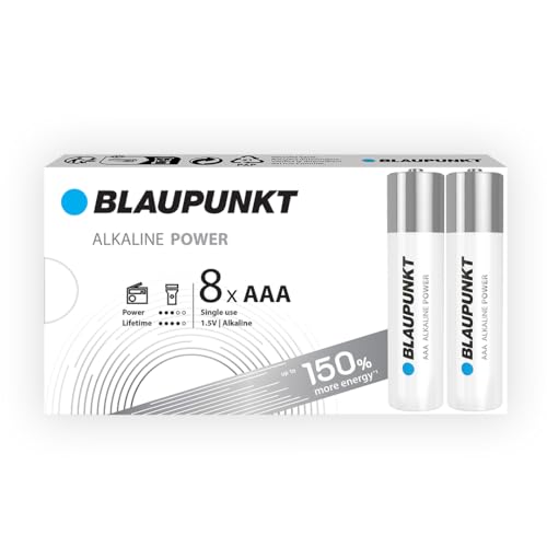 Pilhas Alcalinas Blaupunkt Lr03Bpo/8Cbp Advanced Power Solutions - Baterias - 1,5v, litio, 7 anos, relojios