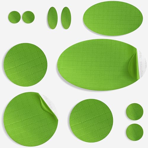 Patches Azengear 11 Unidades Verde Neon aZengear - Enfeites e acabamentos - 11 unidades, verde neon, poliéster, resistente
