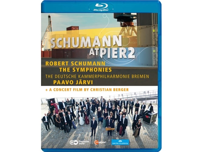 Blu-Ray Robert Schumann - Schumann At Pier 2 - The Symphonies (Edição em Espanhol) C Major Entertainment - Dvds de filmes e programas de televisão - blu-ray, robert schumann, simfonias