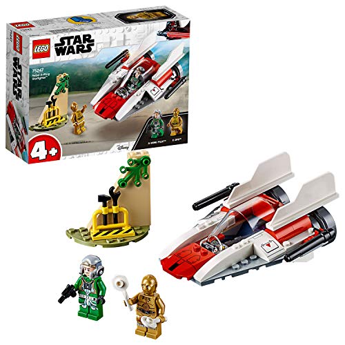 LEGO Star Wars - Rebel Starfighter Alá-A - 75247 (Idade mínima: 7) LEGO - Blocos de encaixe - starfighter, rebelião, 7 anos, piloto