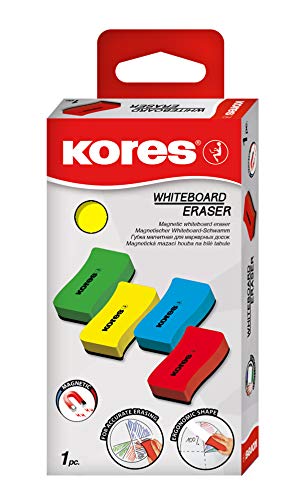 Borracha Magnética KORES para Quadro Branco (11x5.5cm) Kores - Borrachas - magnética, quadro branco, 11x5.5cm