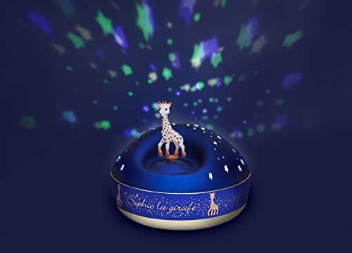 Luz Noturna para Bebé TROUSSELIER Sophie la girafe Trousselier - Máquinas de ruído branco - noturna, musical, projeção de estrelas, 4 canções