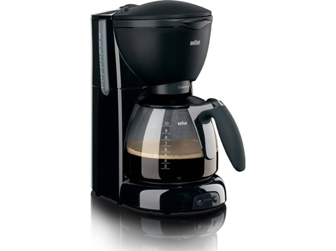 Máquina de Café BRAUN KF560 Pure Aroma Plus Braun - Cafeteiras de filtro - máquina de café, braun kf560 pure aroma plus, elétrica, filtro, 10 chávenas, enchação automática, indicador luminoso