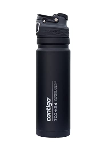 Garrafa para Bebida CONTIGO Free Flow (7 x 21.5 x 8 cm) Contigo - Porta-alimentos e bebidas - 1 l, aço inoxidável, poliuretano termoplástico, 21.5 cm