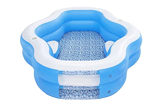 Piscina Insuflável BESTWAY Splash View (Azul - 2.7x1.3x0.6m) Bestway - Brinquedos - insuflável, 2.7x1.3x0.6m, azul