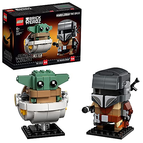 LEGO Brickheads - The Mandalorian and the Child - 75317 (Idade Mínima: 7) LEGO - Blocos de encaixe - lego, brickheads, mandalorian, Child, 75317, idade mínima