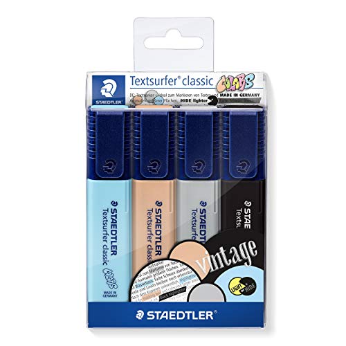 Marcador STAEDTLER Vintage (Multicor - Ponta de 1.5 mm) Staedtler - Marcadores e marcadores de texto - multicor, 1.5 mm, tinta pigmentada, clip