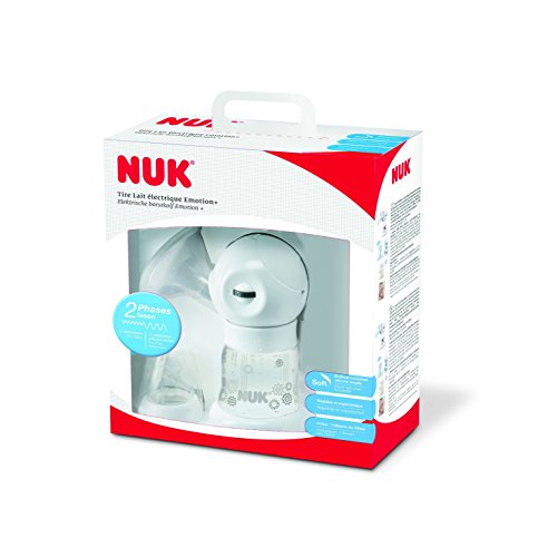 Saco de Leite Elétrico NUK E Motion + (Branco) NUK - Bomba de amamentação - elétrico, coleta de leite, confortável