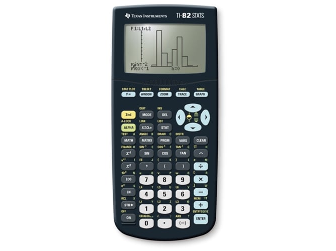 Calculadora Gráfica TEXAS INSTRUMENTS TI-82 Stats Texas Instruments - Calculadoras - calculadora gráfica, texas instruments ti-82 stats, interface português, memória ram 24 kb, funções cerca de 1.500, visor 8 linhas x 16 caracteres