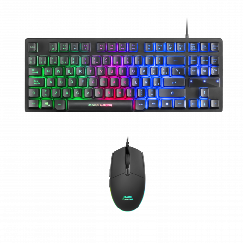 Teclado MARS GAMING MCPTKLES (USB - Francês) Mars Gaming - Conjuntos de acessórios de computador - usb, francês