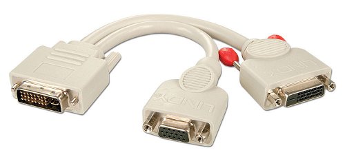 Adaptador LINDY (VGA e RJ45 - 20 cm - Branco) Lindy - Divisores e comutadores de áudio e vídeo - vga, rj45, 20 cm, branco