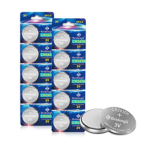 Pilha Recarregável VARTA CR2430 3V (10 unidades) beidongli - Baterias de uso geral - litio, CR2430, 3V, 220 mAh