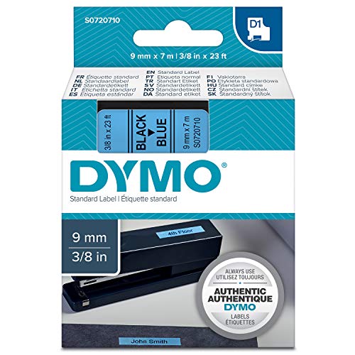 DYMO D1 Standard 9mm x 7m (Consumível Informática e Tel.) DYMO - Fitas de etiquetas e recargas - preto, azul, 9mm x 7m