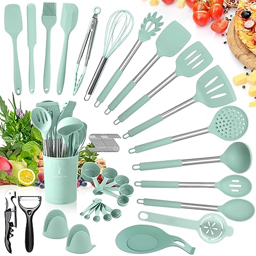 Conjunto de Utensílios de Cozinha YUTUY Silicone (51 peças) YUTUY - Conjuntos de utensílios de cozinha - silicone, 51 peças, conjunto, utensílios