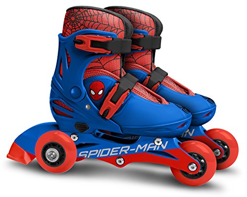 Conjunto de Patins MARVEL Spiderman Vermelho e Azul (Idade Mínima Recomendada: 5 anos) STAMP - Patins em linha - conjunto, patins, marvel, Spiderman, vermelho, azul