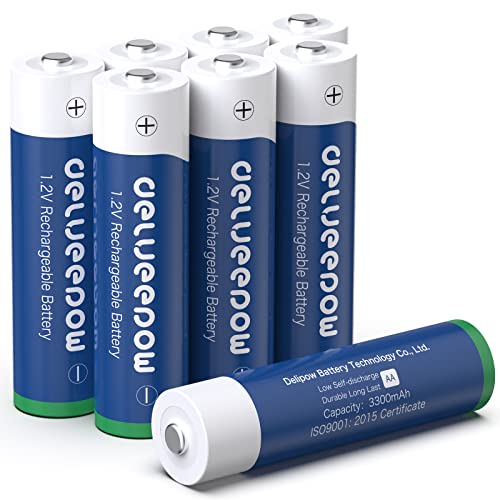 Pilhas recarregáveis DELYEPOW BW-8AA (8 unidades) Delyeepow - Baterias - aa, 3000 mAh, 12 v, 8 unidades
