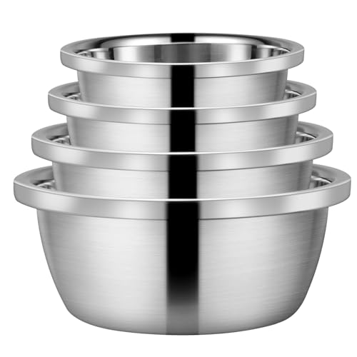 Conjunto de Pratos para Saladas CHUNER (Aço Inoxidável - Preto) Chuner - Tigelas - aço inoxidável, preto, 4 pratos, saladas