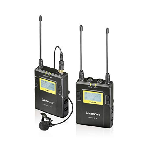 Kit Microfone Saramonic Uwmic9 Tx9 Rx9 Preto Saramonic - Áudio - microfone, saramonic, tx9, rx9, preto