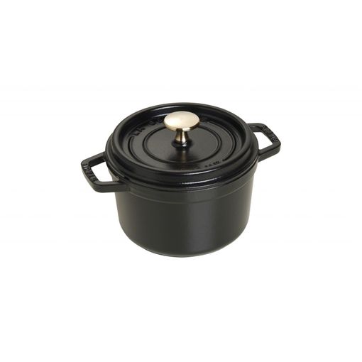 Panela de Cozinha Redonda STAB 40509-480-0 STAUB - Fornos holandeses - redonda, preto, 14 L