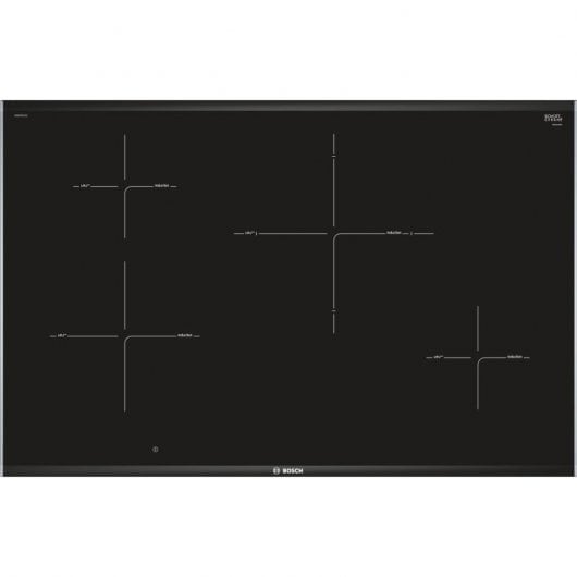 Placa de Indução BOSCH PIE875DC1E (Elétrica - 80.5 cm - Preto) Bosch - Cooktops - elétrico, vidro, 80.5 cm, preto