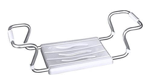 Assento de Sanita WENKO Secura (Branco - Aço e plástico) Wenko - Tapetes - suspensão, fixação, 55-65 cm