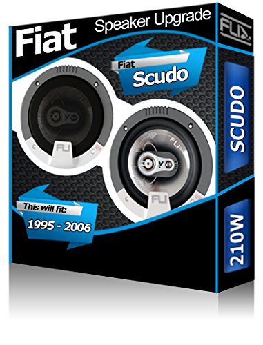 Kit de Colunas Auto FIAT SCUDO (Flux Fluencia - 2.1) Speakers Fli - Alto-falantes - fiat, SCUDO, 2.1