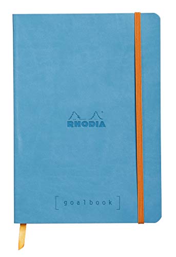 Caderno e Bloco de Notas Clairefontaine 3000000466 Rhodia - Cadernos e bloco de notas - papel de alta qualidade, capa de borracha, margens coloridas, 240 páginas