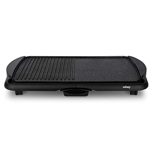 Grelhador de Mesa Wëasy STO52 | Preto (Pequeno Almoço / Café) Wëasy - Torradeiras e grelhadores - 2000w, antiaderente, bandeja de drenagem
