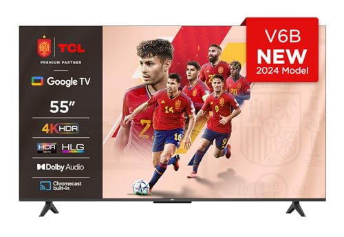 TV TCL 55V6B (LED - 55'' - 140 cm - 4K Ultra HD - Smart TV) TCL - Áudio - led, 55 polegadas, 4k ultra hd, smart tv