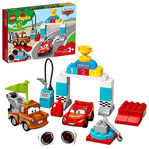 LEGO Duplo - Dia da corrida faísca McQueen (Idade Mínima: 2) LEGO - Blocos de encaixe - lego duplo, cars, mcqueen, construção, crianças