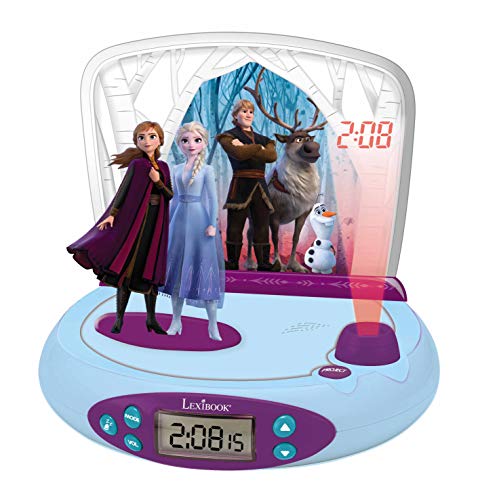 Rádio Despertador LEXIBOOK Projetor Frozen 2 Lexibook - Relógios despertadores - ecrã LED, projetor, frozen 2, snooze